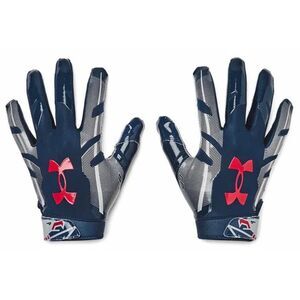 Under Armour Blue and Red Athletic Gloves